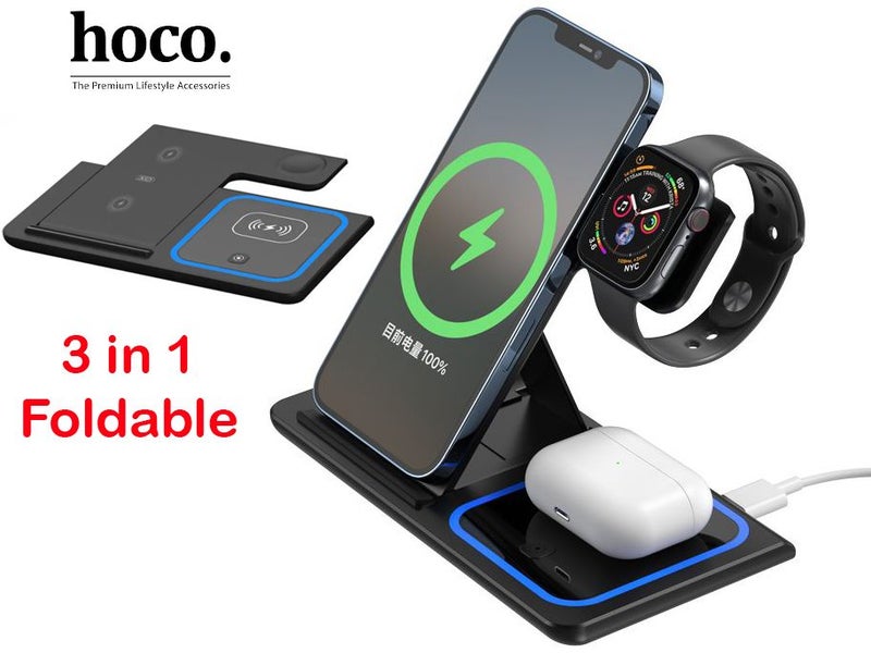 3 In 1 Portable Wireless Charger Detachable Carousel 5