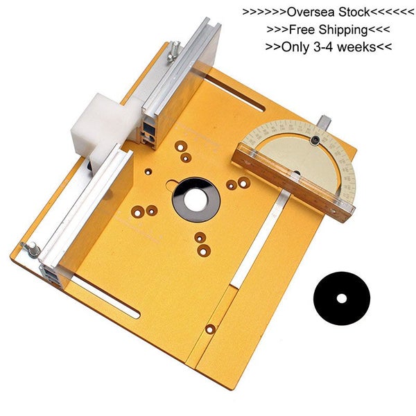Aluminum Router Table Insert Plate W/Miter Gauge For Woodworking-2211161 Carousel 1
