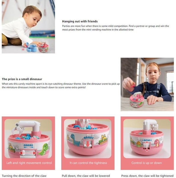 Mini Claw Machine for Kids Carousel 2