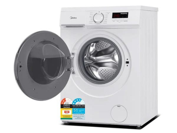 5kg Front Loader Washing Machine - 15 Programs, 1000RPM - MIDEA Carousel 2
