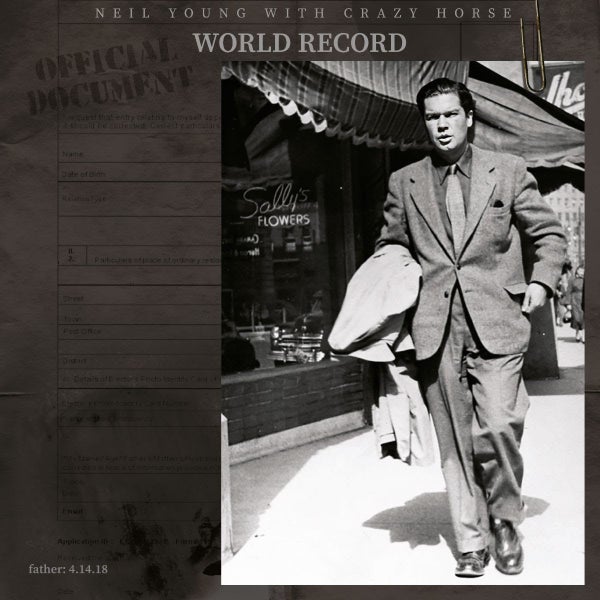 NEIL YOUNG WITH CRAZY HORSE - WORLD RECORD [LIMITED EDITION COLOURED] (VINYL LP) Carousel 1
