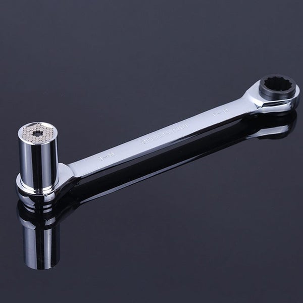 8-19 Gator Grip Universal Socket Wrench with 17-19 Ratchet Wrench Hand Tools Set Carousel 2