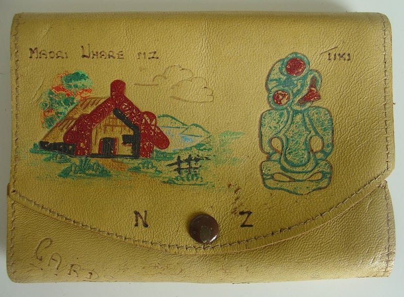 Vintage Hand Crafted Leather Compendium, Billfold and Bookmark Carousel 8