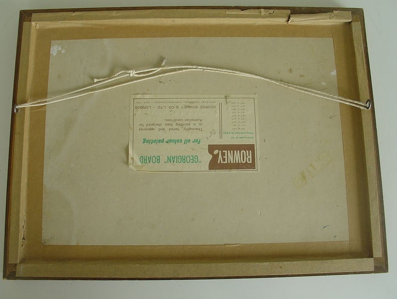 Vintage South Island Lake and River Scene Oil on Board Carousel 2