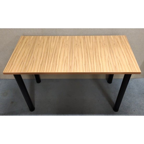 NZ made 1200x600 mm Prime Rimu MDF top with Black Hafele Legs Carousel 2
