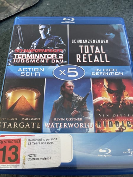 Terminator 2 / Total Recall / Stargate / Waterworld / The Chronicles of Riddick Carousel 1