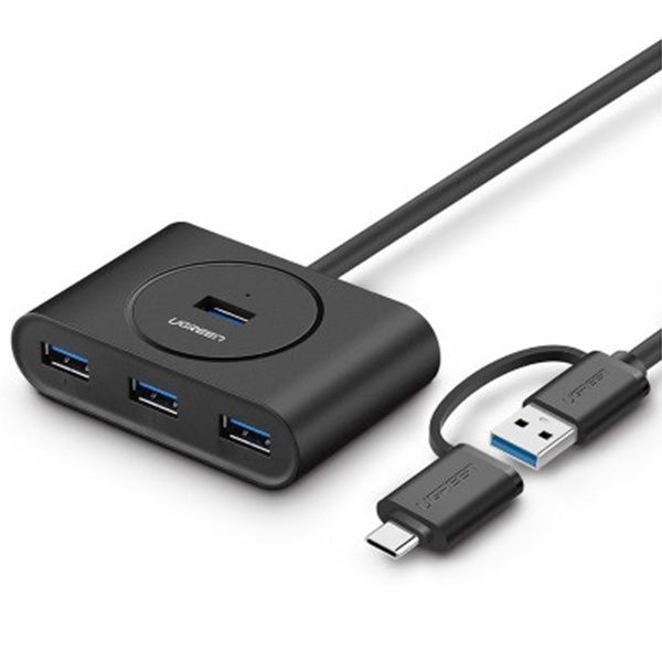 UGreen USB 3.0 Hub With Type C Port 1 M - Black Carousel 1