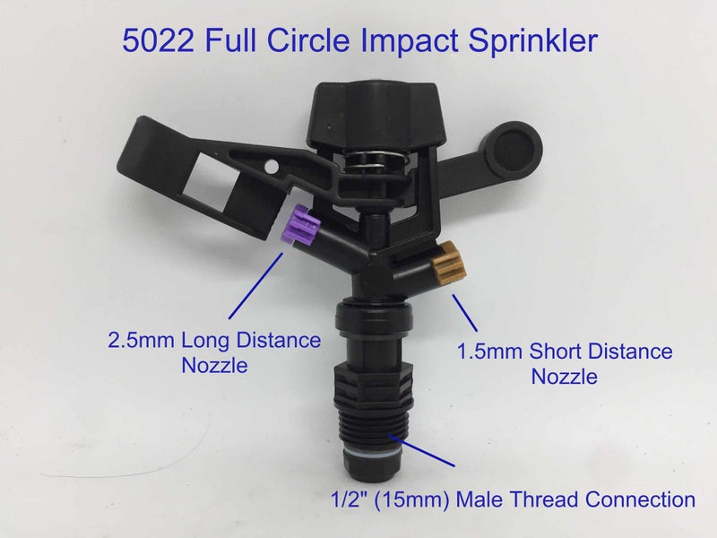50 Pieces 5022 15mm (1/2") Voilet Impact Sprinklers (Price Match Guarantee) Carousel 2