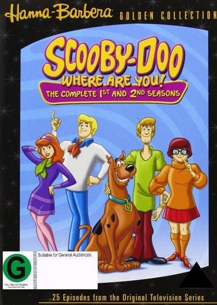 Scooby Doo Where Are You? Original Season 1+2 Series New DVD Region 2