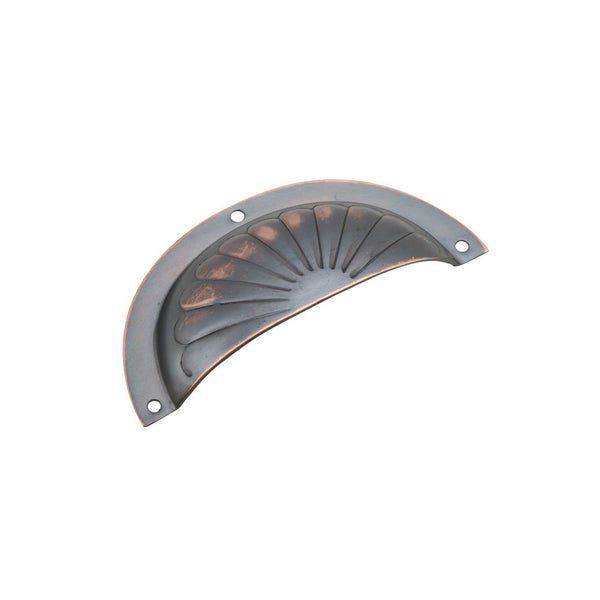 Tradco Fluted Sheet Brass Drawer Pull - Available in Various Finishes Carousel 1