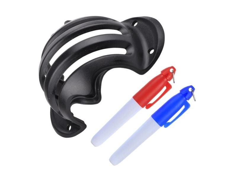 1 2 Golf Ball Liner Clip Line Marker Pen Template Alignment Marks Tool Carousel 1