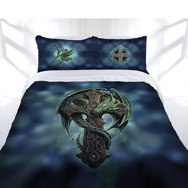 Anne Stokes Woodland Guardian Quilt Cover Set Carousel 1
