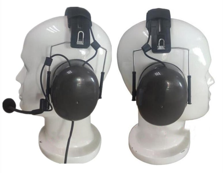 TECHOMAN Baofeng BF-5C Headphone / Earmuffs with Noise Cancelling Microphone Carousel 2