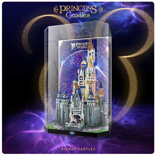 Lego The Disney Castle 71040 Display Case - Diamond model Carousel 1