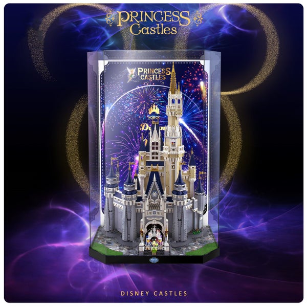 Lego The Disney Castle 71040 Display Case - Diamond model Carousel 2