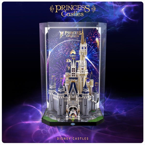 Lego The Disney Castle 71040 Display Case - Diamond model Carousel 5