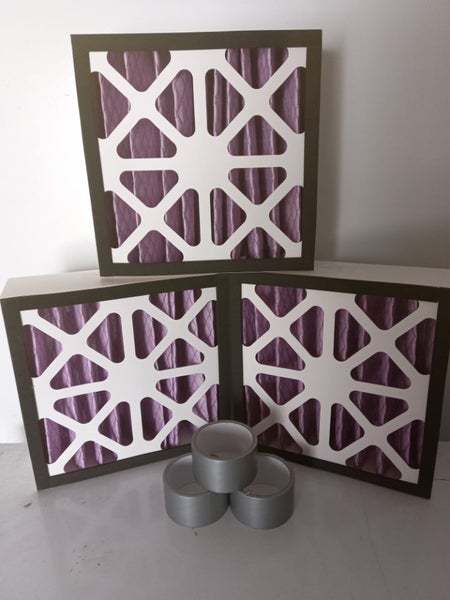 HRV Compatible Filters F8 x 3 with tape. Fits all models, plastic or metal box. Carousel 1