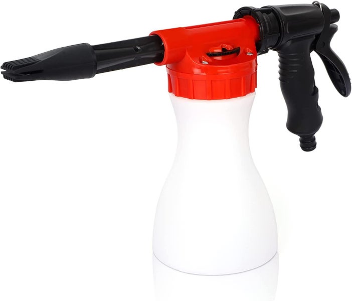 Foaming Spray Gun Garden Hose Attachment / 900ML Foam Cannon Carousel 10