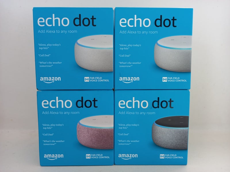 AMAZON ECHO DOT SMART SPEAKER , HEATHER GREY OR PLUM ***NEW*** Carousel 1