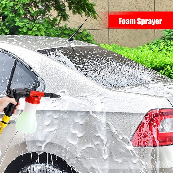 Foaming Spray Gun Garden Hose Attachment / 900ML Foam Cannon Carousel 2
