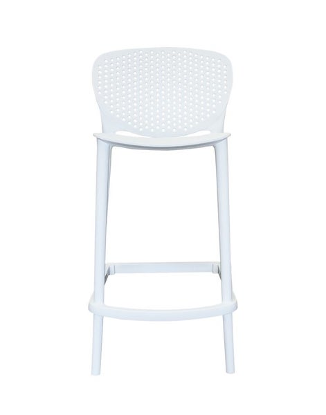 Sonnet Barstool 65cm by Ennio Mirrino - White - Zuca Carousel 2