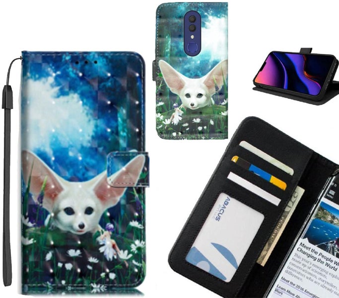 Alcatel 1x Case Leather Wallet Case 3D Pattern Printed Carousel 1