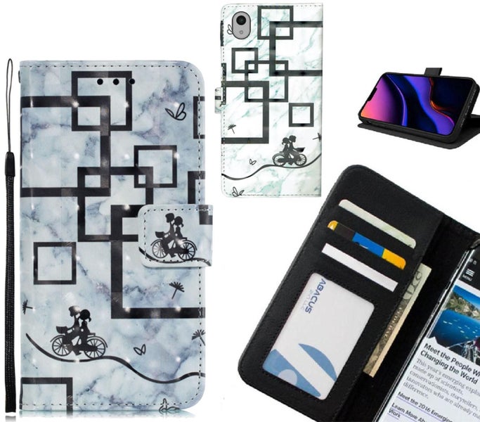 Sony Xperia Z5 Case Leather Wallet Case 3D Pattern Printed Carousel 1