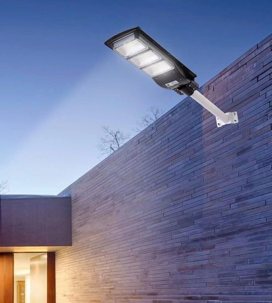 140 Lamp LED Solar Street Light 65W Outdoor Radar Wall Lamp Pole Remote Control Carousel 6