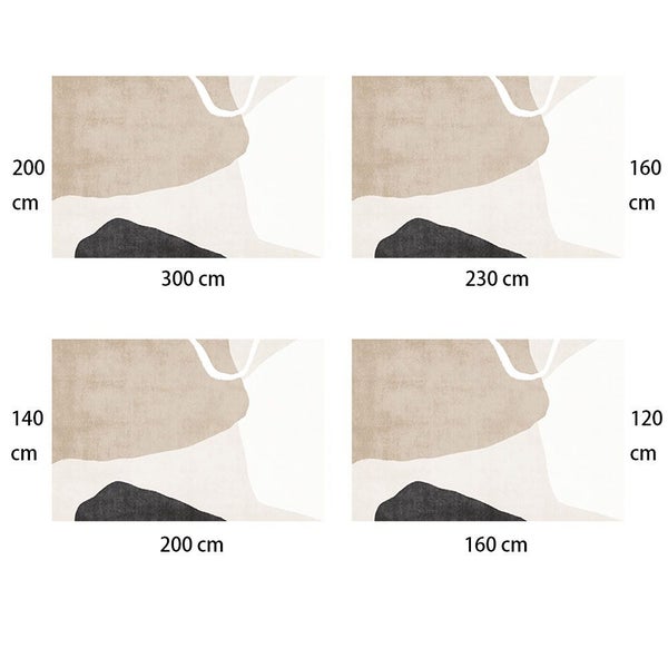Modern Abstract Non-Shedding Area Rug Mundane 140X200CM Carousel 2