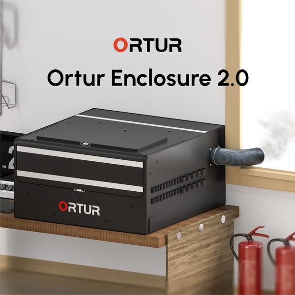 ORTUR ENCLOSURE 2.0 FOR ALL LASER ENGRAVING MACHINES Carousel 8