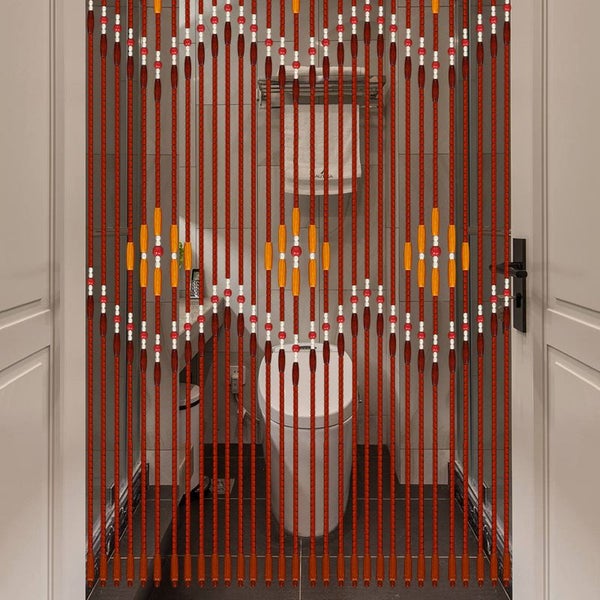 31 Lines Handmade Beaded Wooden Doorway Curtain Wooden Blinds Carousel 2