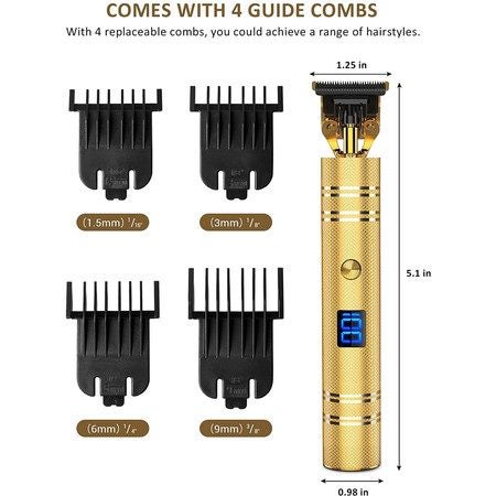 Hair Clipper Trimmer T-Blade Outline Trimmer Beard Shaver Hair Cutting Carousel 8