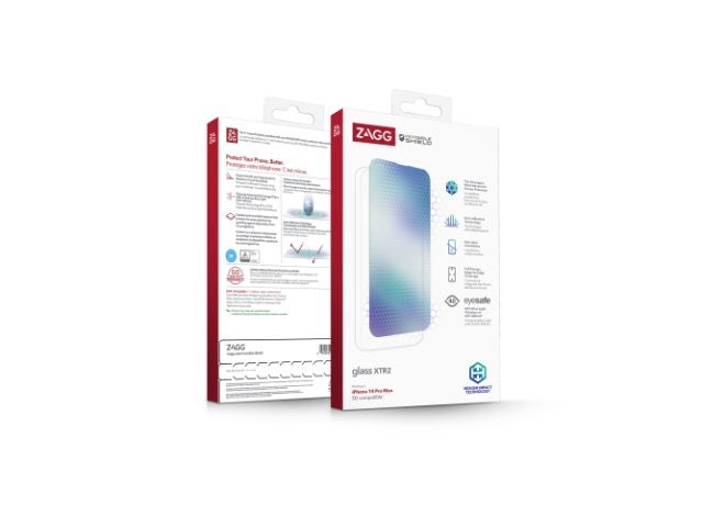 Zagg InvisibleShield Glass XTR2 - iPhone 14 Pro Max Screen Protector Carousel 1