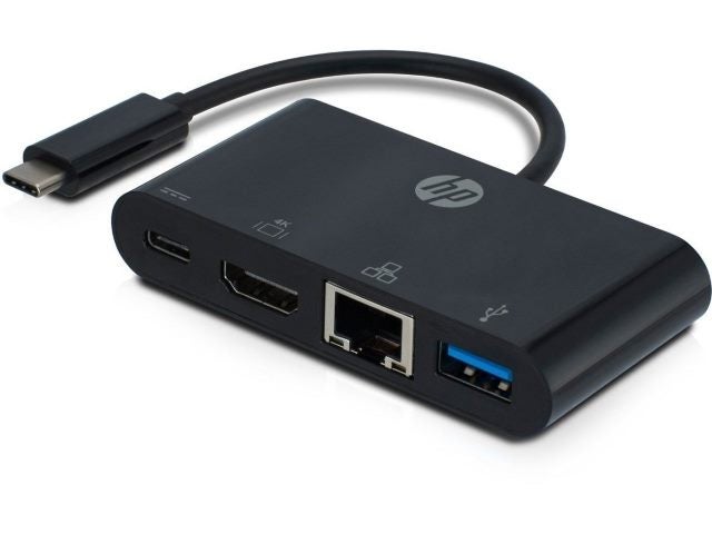 HP USB C to HDMI / USB C USB-C / USB A / LAN Hub Carousel 1