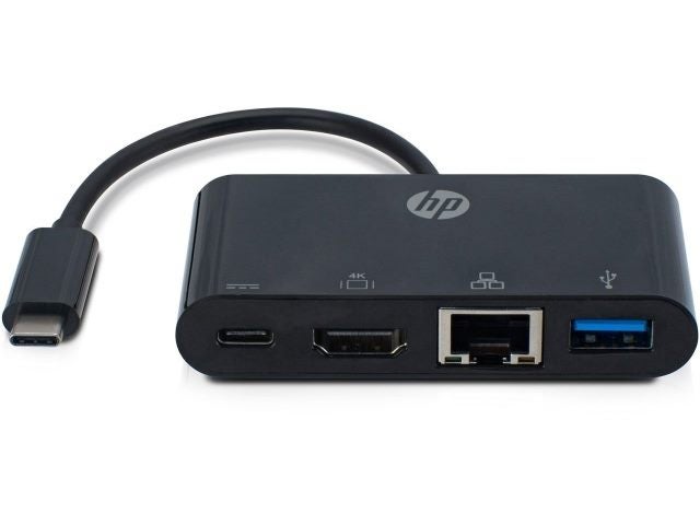 HP USB C to HDMI / USB C USB-C / USB A / LAN Hub Carousel 2