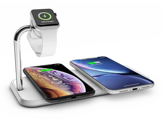 ZENS Aluminium Dual Wireless Charger + Watch 10W Carousel 1