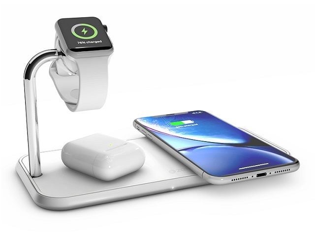 ZENS Aluminium Dual Wireless Charger + Watch 10W Carousel 3
