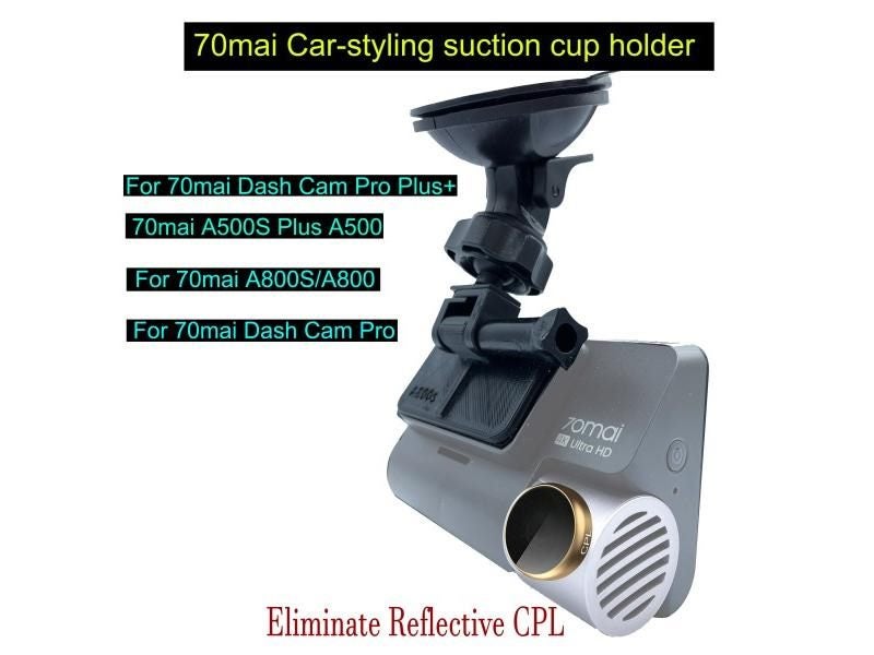 Eliminate reflective CPL For original xiao mi 70 mai Dash Cam pro Circular  CPL