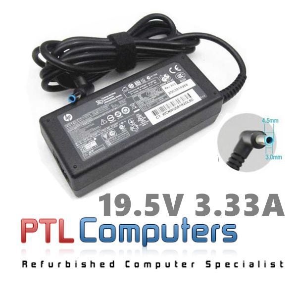 HP Blue Tip 65W charger for 15-E 15-AC 15-BW EliteBook 840 G3 G4 850 G3 G4 ZBOOK Carousel 1