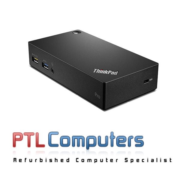 *$79* Lenovo ThinkPad 40A7 DisplayLink Plug & Play USB 3.0 Pro Dock Station Carousel 2