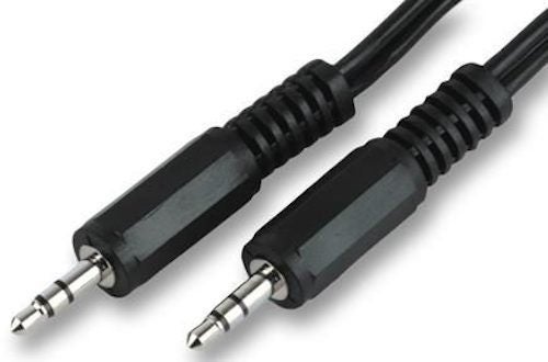 2.5mm TRS Jack to 2.5mm TRS Jack Cable Lead 5m - Black Carousel 1