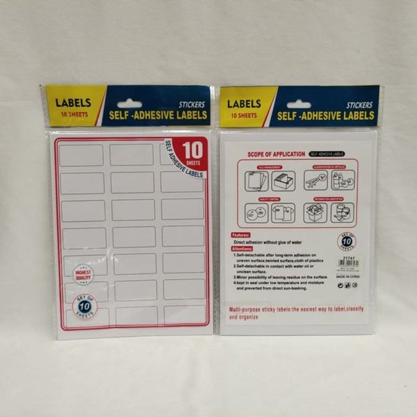 Label Stickers - 2.5 x 4.7CM (12 Packs) Carousel 1