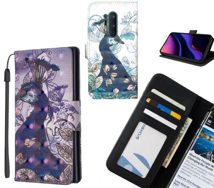 OnePlus 8 Pro Case Leather Wallet Case 3D Pattern Printed Carousel 1