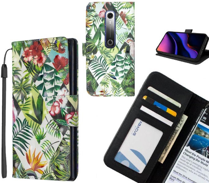 Vodafone N10 Case Leather Wallet Case 3D Pattern Printed Carousel 1