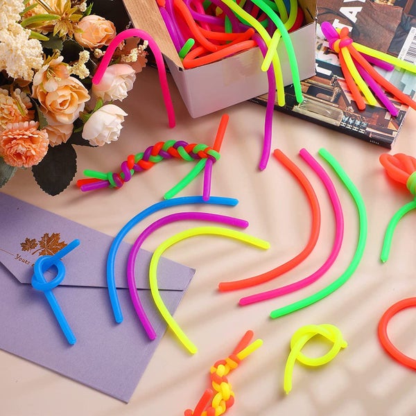 19cm Stretchy Rubber Monkey Noodles Carousel 2