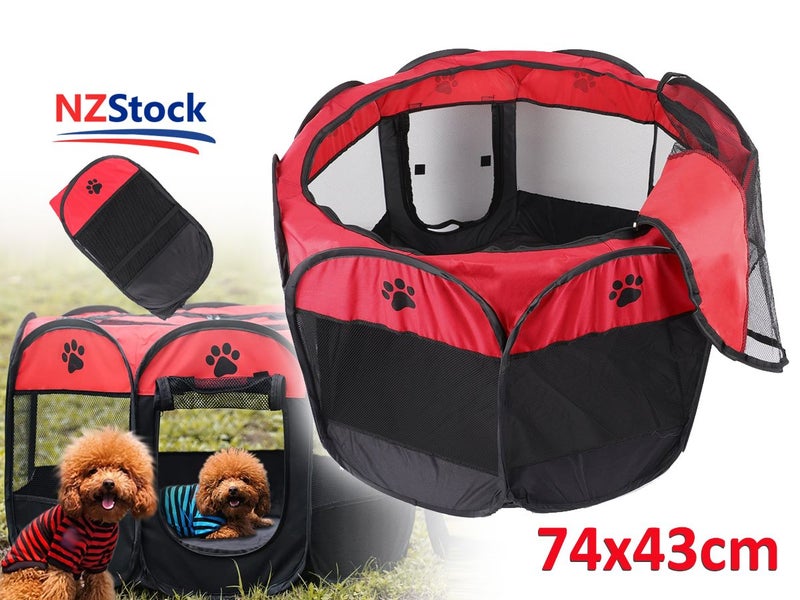 New Pet Dog Play Pen 8 Panels on Afterpay Carousel 1