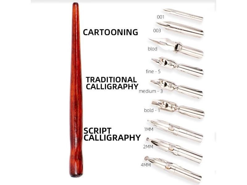 9 Dainayw Calligraphy Nibs Dip Pen Set For Art Drawing Carousel 2