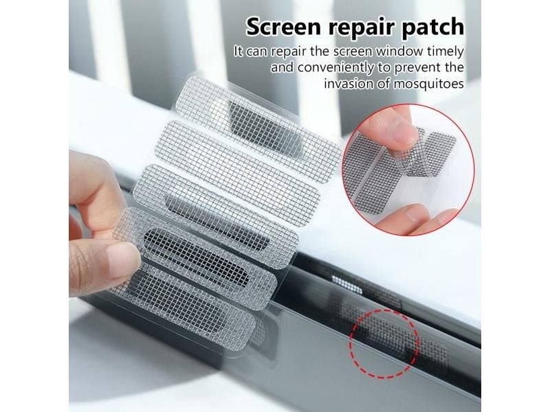 Multi-size Window And Door Screen Repair Patch Adhesive Repair Kit Indoor Carousel 2