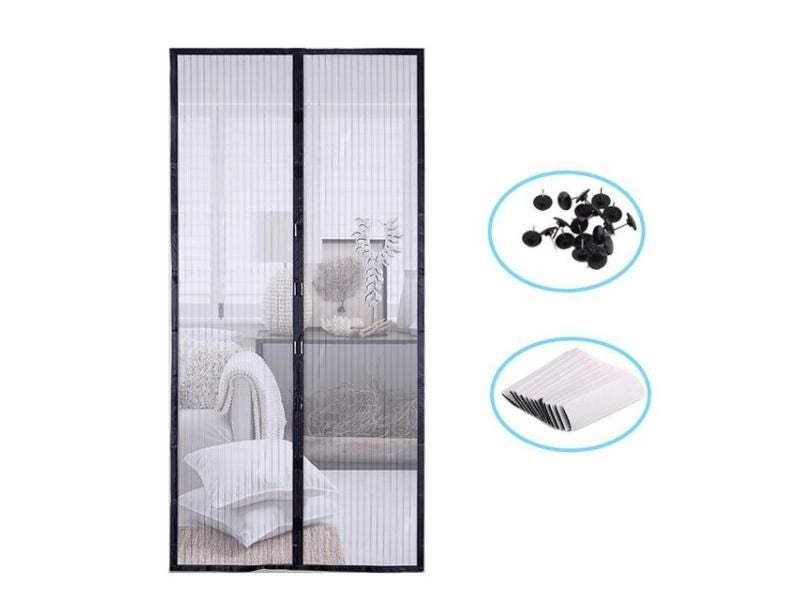 New Magnetic Screen Door Curtain Anti-Mosquito Net Fly Insect Screen Mesh Carousel 1
