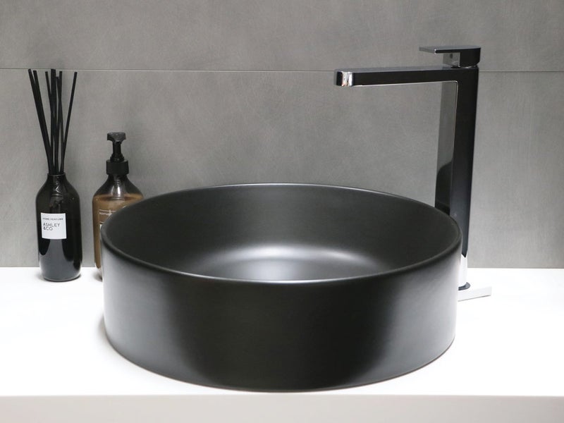 Kube 45 Round Vessel Basin Matt Black *Run Out Model* Was $1199 Carousel 2